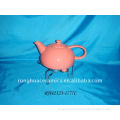 Stoneware New Pink Tea Pot with Iron Stand